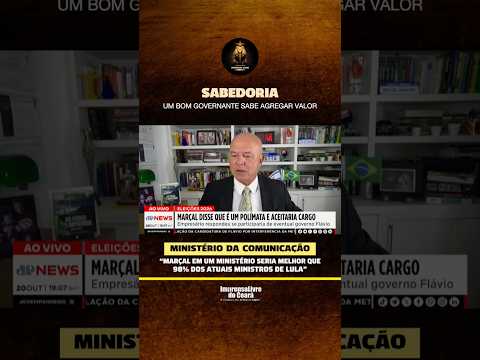 “Marçal em um ministério seria melhor que 98% dos atuais ministros de Lula”
