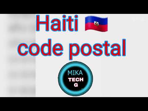 Haiti Code Postal Code Postal Haiti Zip Code Ou Cep
