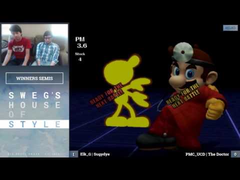 SHOS 7/1/16 | Sugydye (G&W) vs PMC_UCD The Doctor (Mario) | Elk Grove Smash
