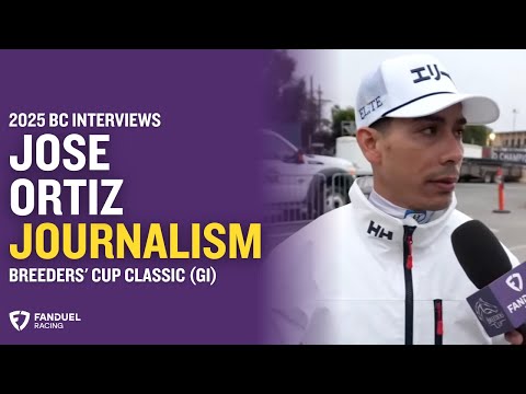 Jockey Jose Ortiz Talks Journalism at Del Mar