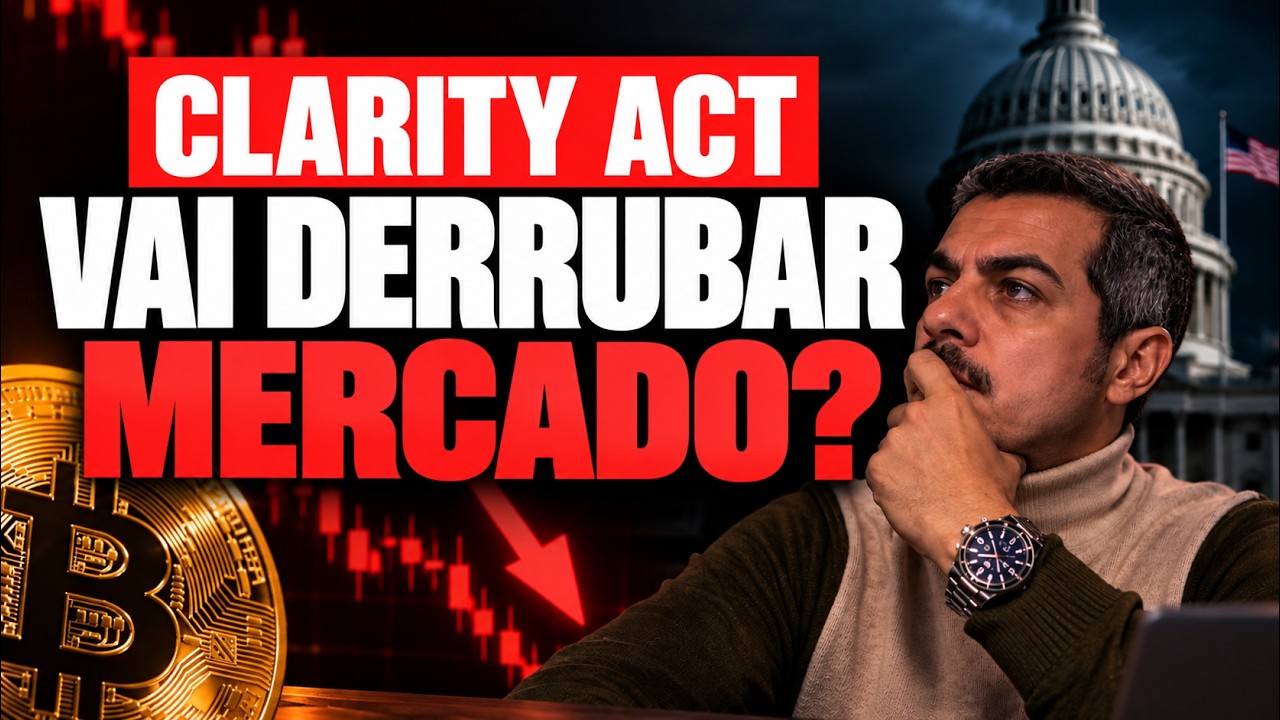 🚨 Bitcoin em Perigo? Clarity Act Pode Mudar Tudo Hoje