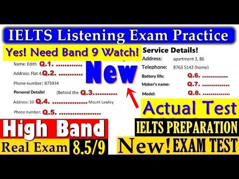 IELTS LISTENING PRACTICE TEST 2025 WITH ANSWERS | 01.09.2025