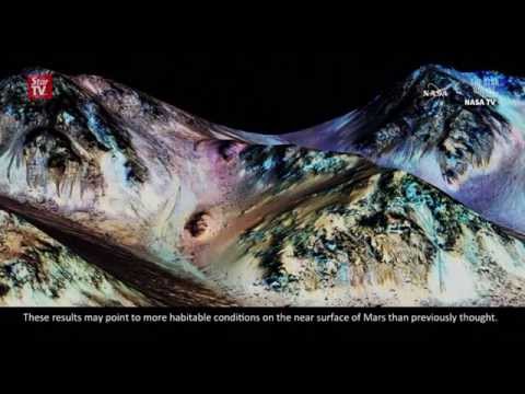 NASA confirms evidence of liquid water on Mars