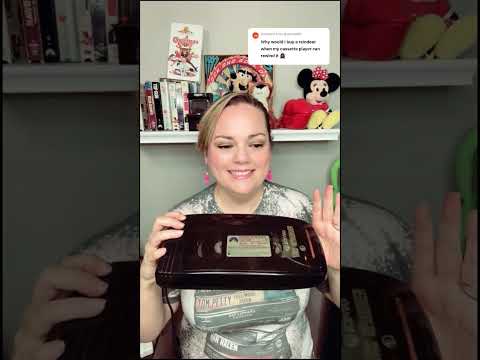 VHS Rewinder Vs VCR #80s #genx #wheniwasakid #vhstapes #vcr #carmenqgollihar #question #educational