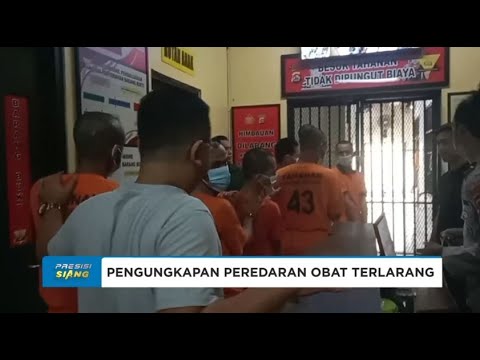 7 PENGEDAR OBAT TERLARANG DIAMANKAN POLRES SERANG