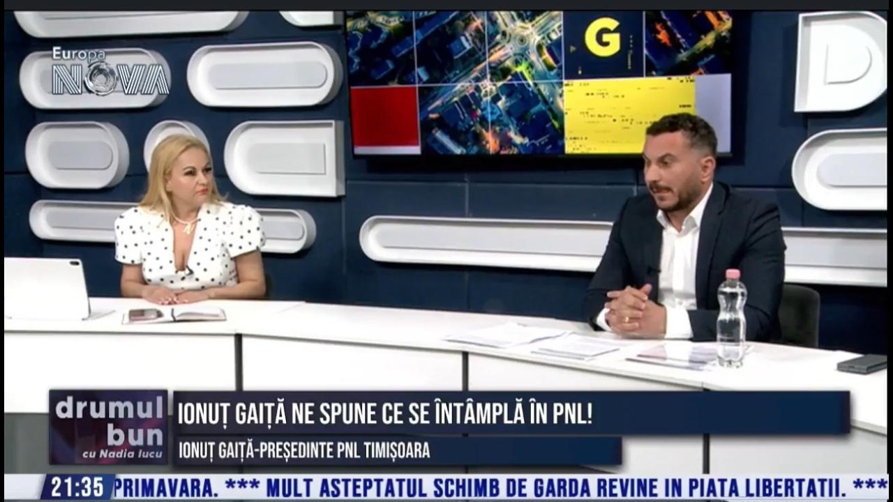 VIDEO (integral) emisiune Drumul Bun cu NADIA IUCU. Invitat: Ionuț Gaiță, presedinte PNL Timisoara