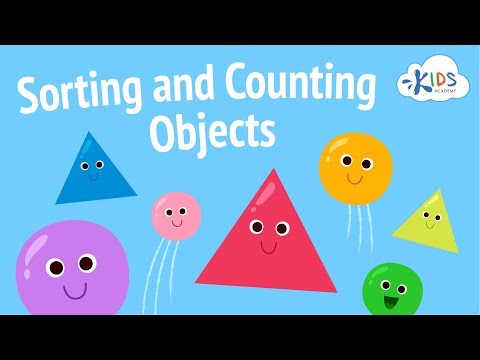 Sorting Objects and Counting for Kids | Sorting Games for Preschool & Kindergarten | Kids Academy