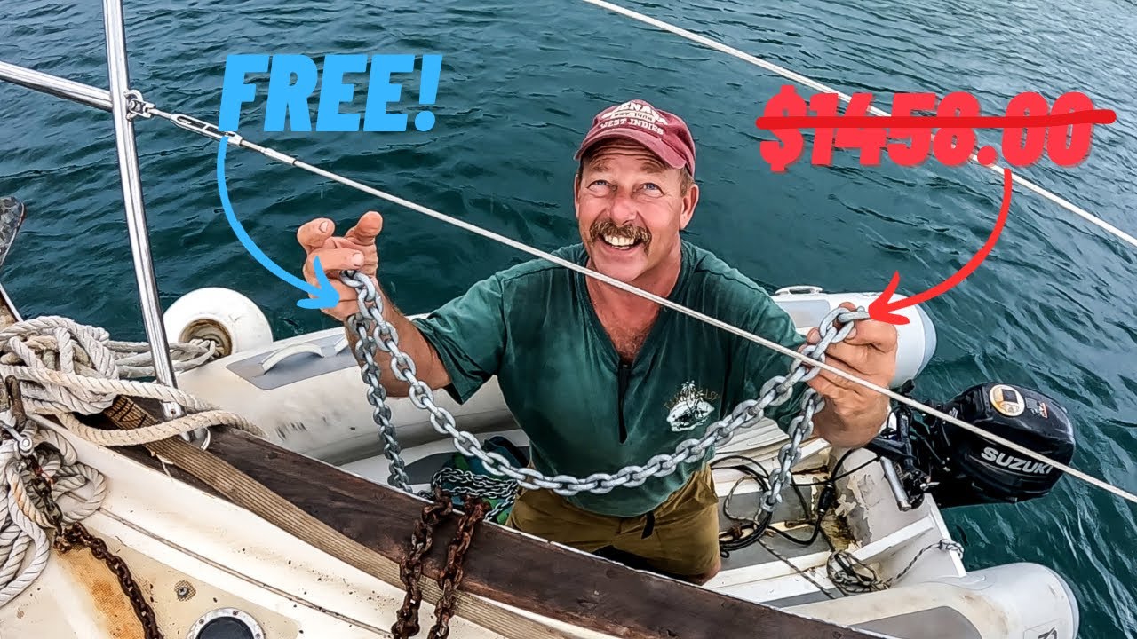 They GAVE Him Brand New Anchor Chain.....For FREE!!!