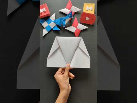 Paper Fighter Jet/ How to make a Fastest Paper Airplane / #airplane #papercraft #shorts #paperplane