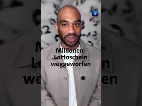 Video Thumbnail: Millionen-Lottoschein im Müll gelandet  #tagesschau #nachrichten #italien