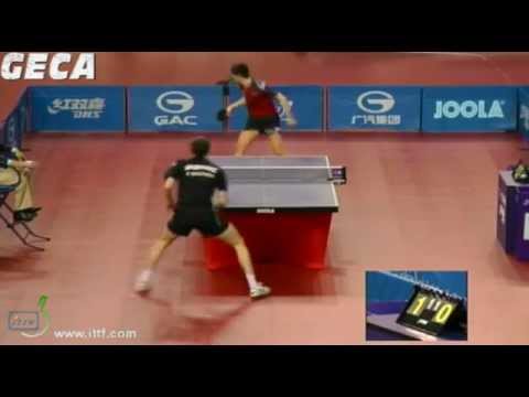 Dimitrij Ovtcharov vs Kirill Skachkov[Qatar Open 2013]