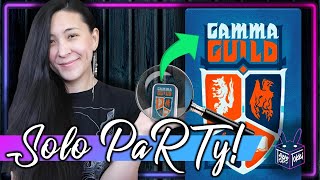 Gamma Guild 🛡️ | Solo Board Game PaRTy!!! (Playthrough and Review/ Tutorial, yup!) 🎉