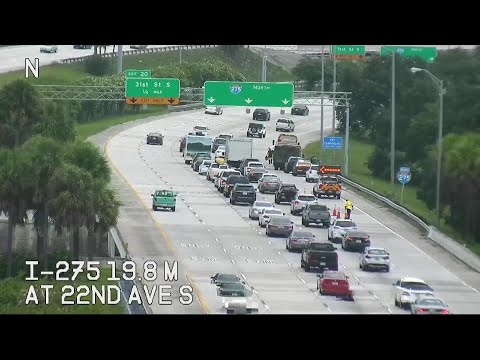 I 275 accident involving Army National Guard Humvee