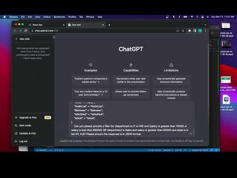 Chat GPT Tutorial