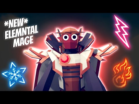 *NEW* ELEMENTAL MAGE VS ALL UNITS IN TABS | Totally Accurate Battle Simulator