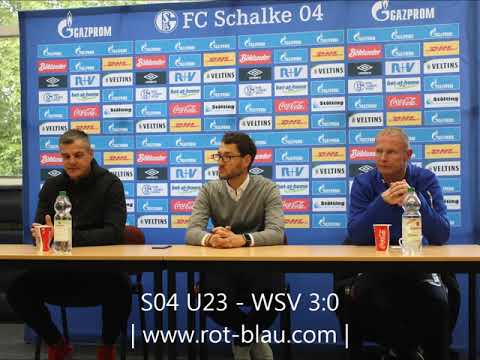 Pressekonferenz Schalke U23 - Wuppertaler SV 3:0