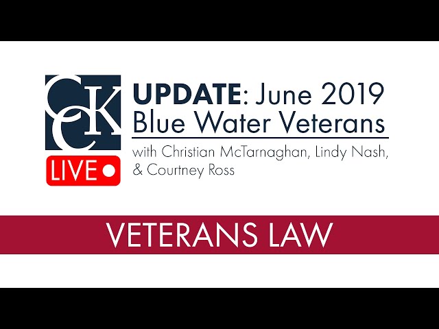 Blue Water Veterans Update (June 2019)