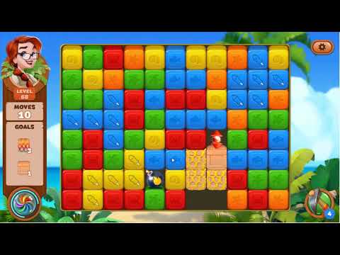 Lost Island Blast Adventure Level 68 - No Boosters