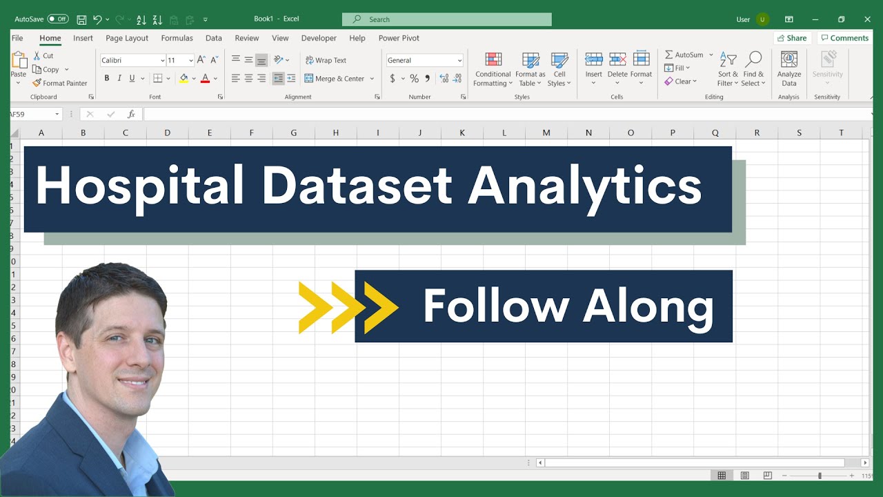 Watch Me Analyze Hospital Data in Excel - Pivot Tables, Conditional Formatting, Regression