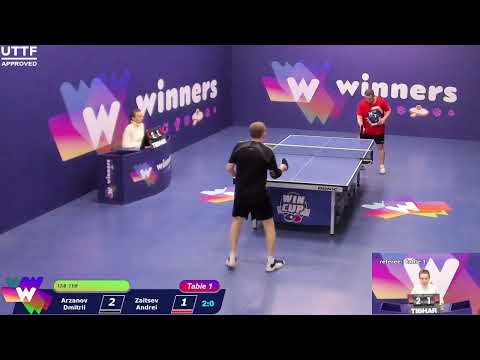 WINners CUP table 1 08.01 Arzanov Dmitrii - Zaitsev Andrei 14:00