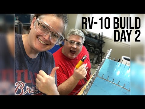 Van's Aircraft RV-10 Build - Day 2: Starting to Take Shape (6-2 & 6-3)