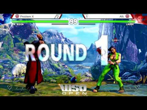WinnerStaysOn SFV Losers Semi Final - Problem X (M Bison) vs Afii (Laura) 23/07/2017