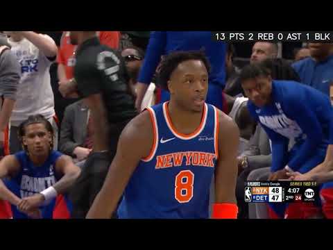 OG ANUNOBY vs DETROIT PISTONS | 22 PTS 2 REB 0 AST 1 BLK 2 STL | NBA PLAYOFFS Highlights 04-25-2025