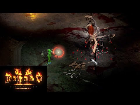 Diablo 2 Resurrected - ANDARIEL Boss Fight (Necromancer)