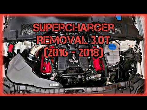 Audi 3.0T Supercharger Removal 2016-2018