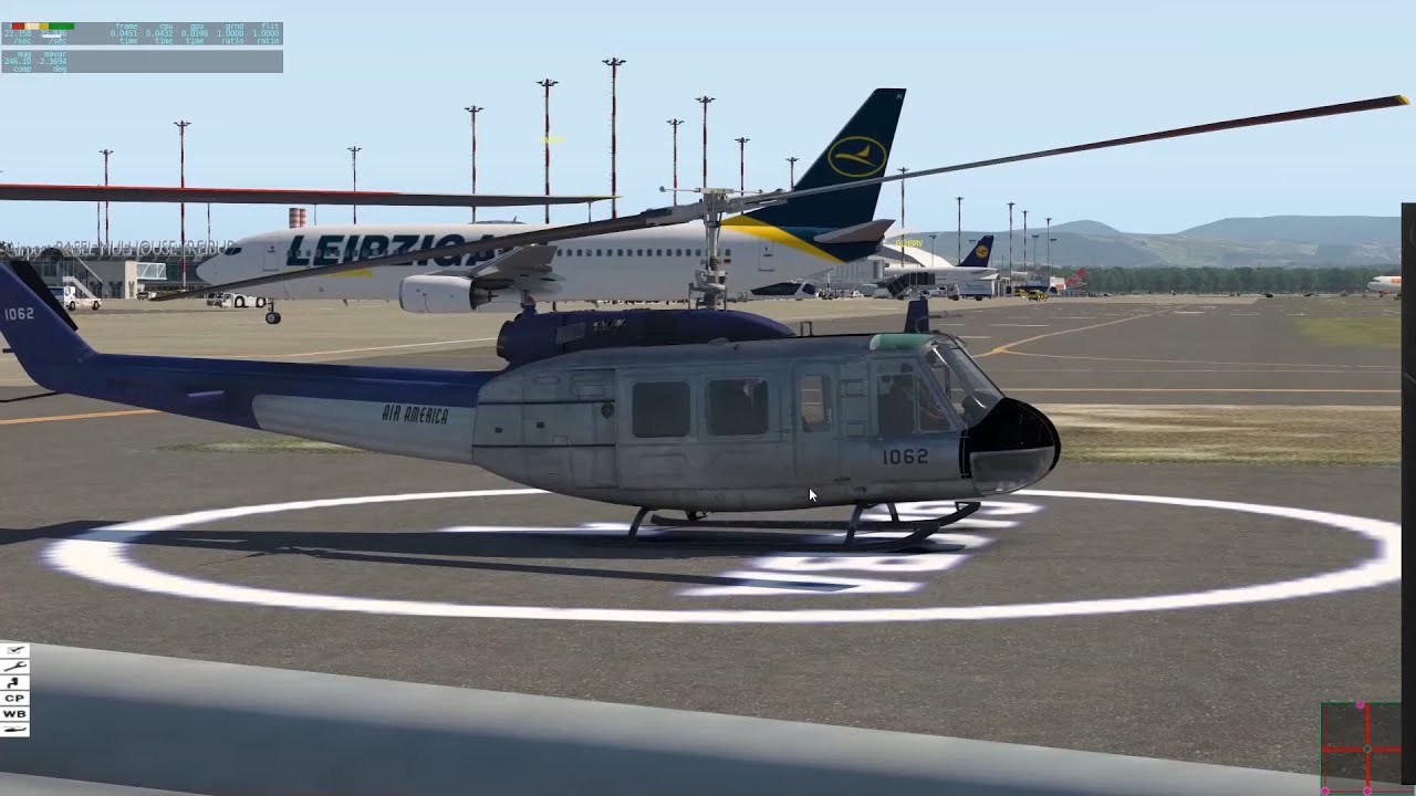 Flying The Venerable UH-1 Huey By Nimbus Simulation - With Vatsim ATC