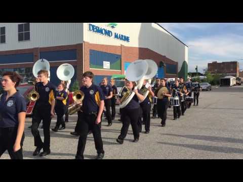 PHN Marching Band parade formation