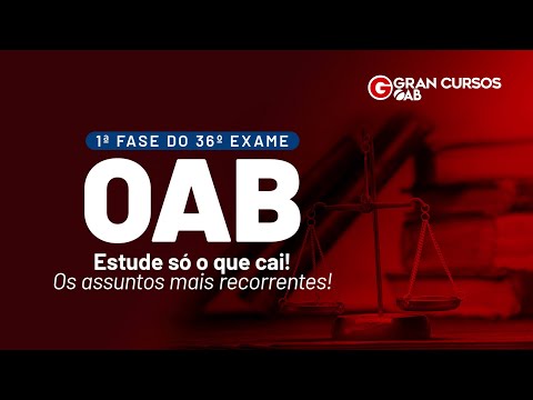 1ª fase do 36º Exame - Estude só o que cai! Direito Constitucional com Ana Paula Blazute