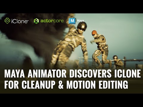 Maya Animator discovers iClone 8 for Mocap Cleanup and Motion Editing | ActorCore
