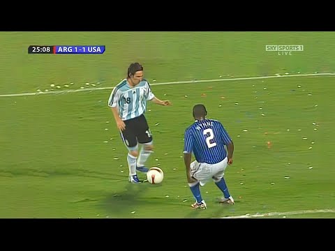 Lionel Messi vs USA (Copa America) 2007 English Commentary