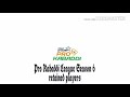 PRO KABADDI 2018 RETAINED PLAYER LIST