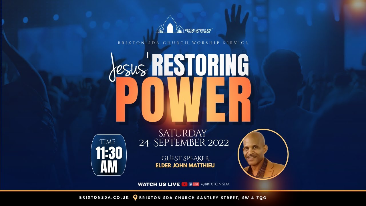 JESUS' RESTORING POWER