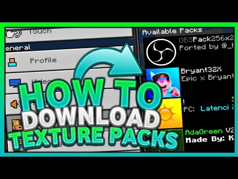 How To Download & Install Texture Packs For MCPE 2020 / IOS & Andriod / Minecraft Bedrock Edition