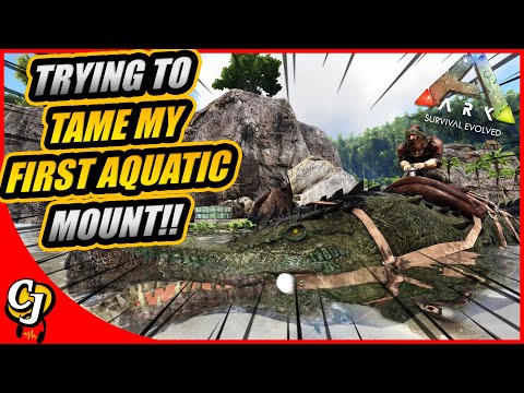Going After A SARCO Tame And ATTEMPTING The First UNDERWATER Cave!! || Ark Story Ep 16!