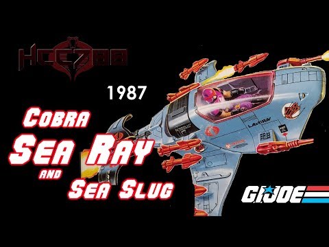 HCC788 - 1987 Cobra SEA RAY and SEA SLUG - Vintage G.I. Joe toy!