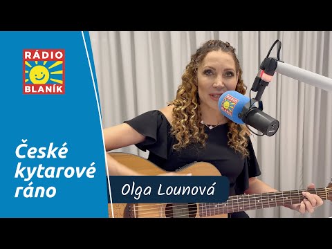???? Kytarové ráno s Olgou Lounovou: „Na svou kytaru od Pink skládám písně plné přání“