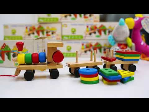 Comboio de Madeira XL Educacional