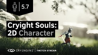 A 2D Pixel Character in a 3D CRYENGINE Environment?  - Live Stream Upload