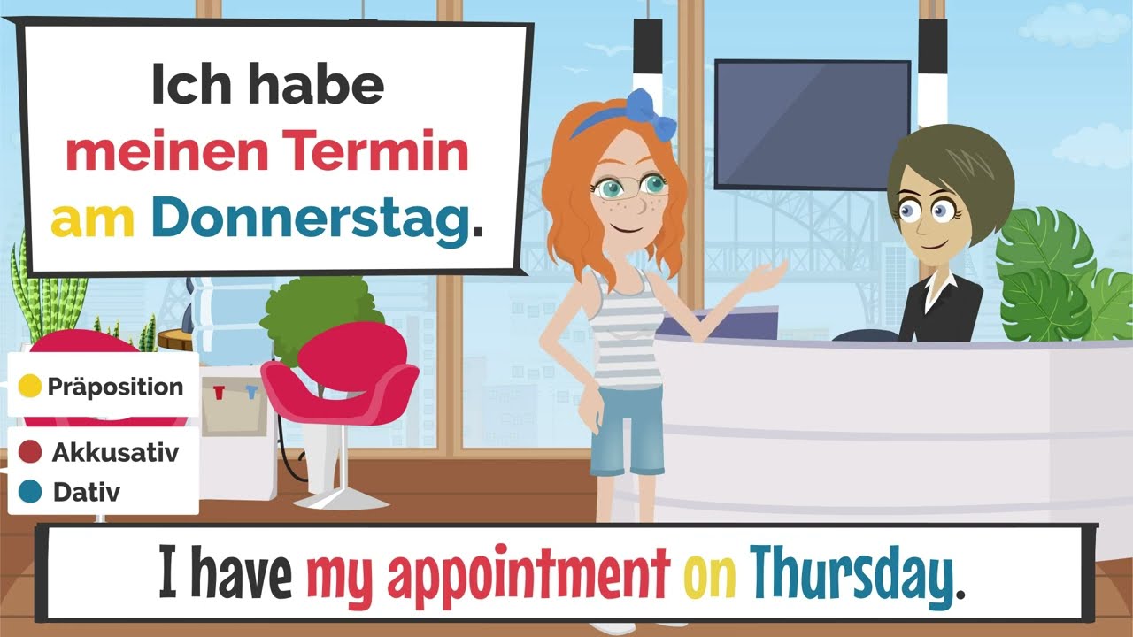 Deutsch lernen A2-B1 | learn german A2-B1 | temporale Präpositionen: um,  an, in, vor, seit