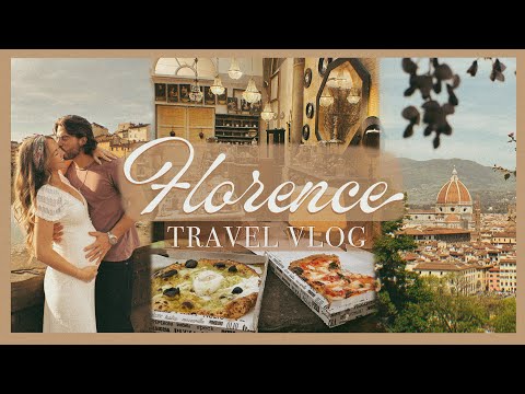 FLORENCE VLOG | exploring Uffizi, Piazzale Michelangelo, Duomo, & yummy eats!