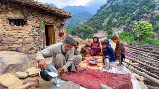 Lonely Life of one Afghan Family in High Mountains Far From Civilization - Land of Mountain pastures
