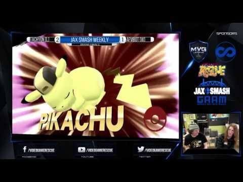 JSW - Tachyon(Pikachu) Vs. Afmbot(DK,Ryu) GF (Part 1)