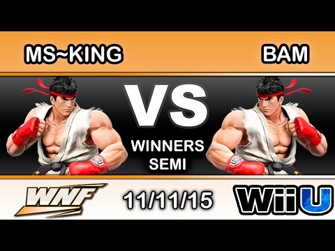 WNF S4E4 – MS~King (RYU) Vs. DP | BAM (RYU) Winners Semi - Smash Wii U