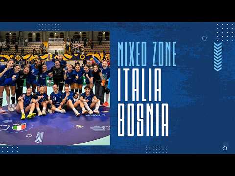 Play #azzurredentro | MIXED ZONE 🇮🇹x🇧🇦 | Rodriguez e Dalla Costa