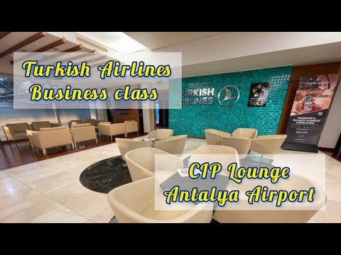 Classe Executiva da Turkish Airlines / Lounge Executivo da Turkish Airlines / Lounge CIP Aeroporto de Antália