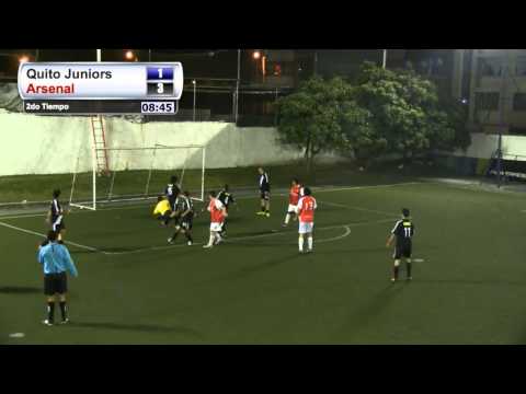 Gol de Pérez - Quito Juniors 1 - Arsenal 4